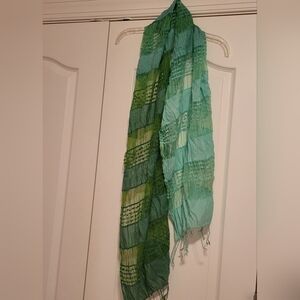 Dark Green/Light Green Scarf